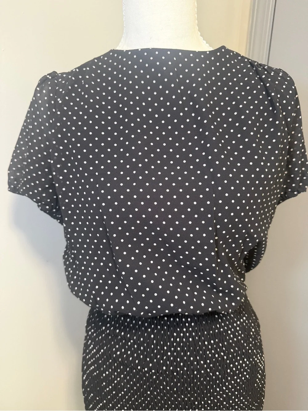Hyfve Black Polka Dot Dress
